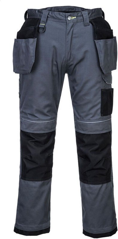 Thumbnail - Holster-Hose PW3 Grau Zoom/Schwarz 4XL - FR(58) - UK(48)