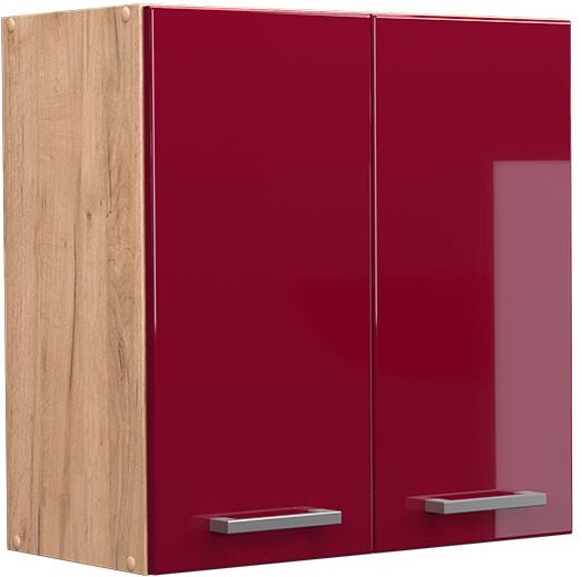 Hängeschrank R-Line, Bordeaux Hochglanz, 60 cm, Vicco