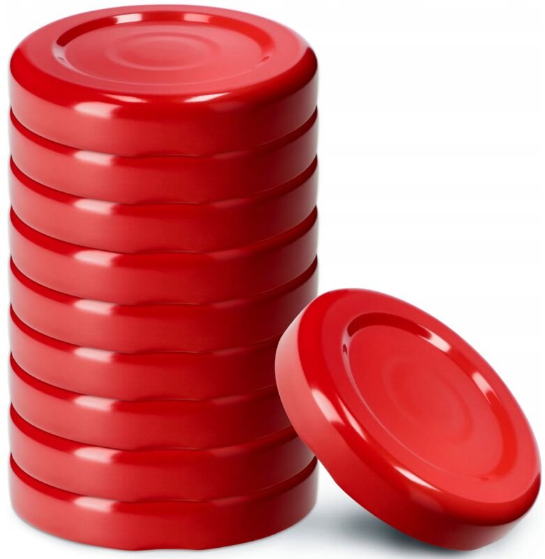 Schraubdeckel für Gläser, fi 38mm Ersatzdeckel, Twist-Off-Deckel aus Metall, Deckel für Einmac - Kadax