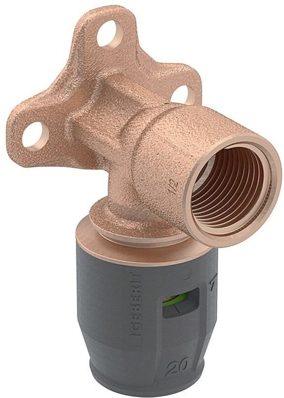 PushFit Anschlusswinkel 90 Grad, CC499K, d 16mm, Rp 1/2', L1 5,2cm - Geberit