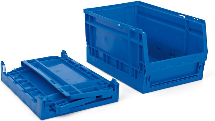 Blauer faltbarer Vorratsbehälter, 8,5 l Outifrance