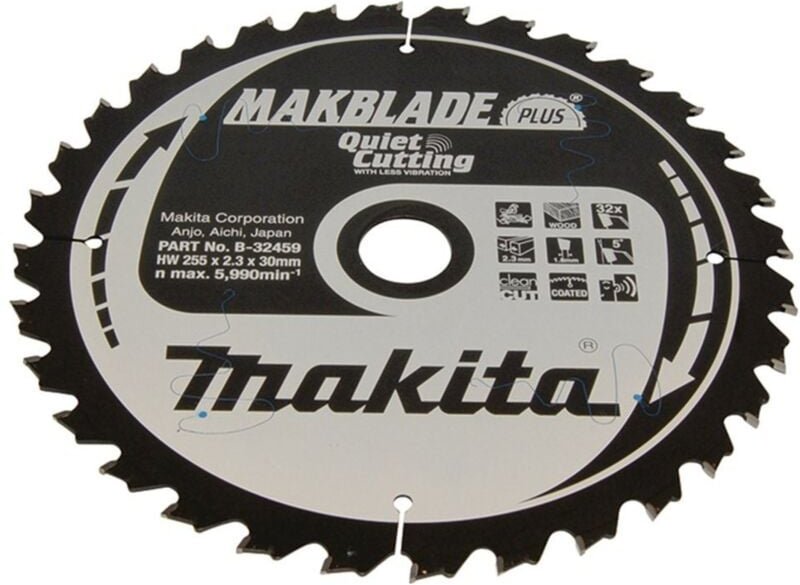 Thumbnail - Sägeblatt makblade+ 255x30x32Z - Makita