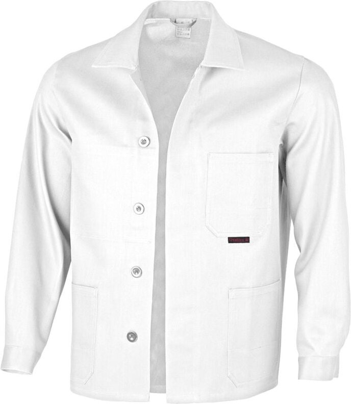 Qualitex Arbeitsjacke "classic", Größe: 64, Farbe: weiß