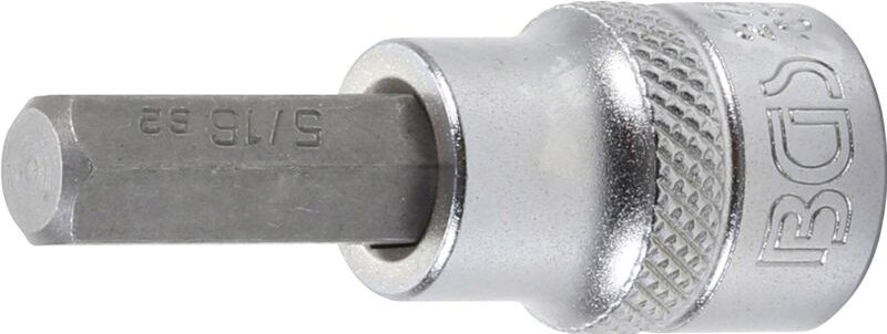 Bit-Einsatz Antrieb Innenvierkant 10 mm (3/8') Innensechskant 5/16'