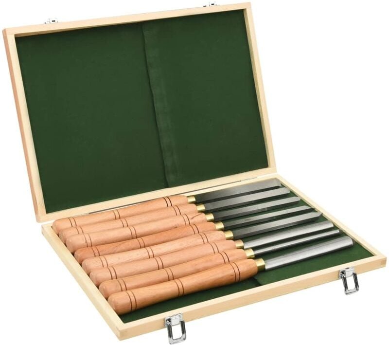 8-tlg. Drechseleisen-Set hss Vidaxl