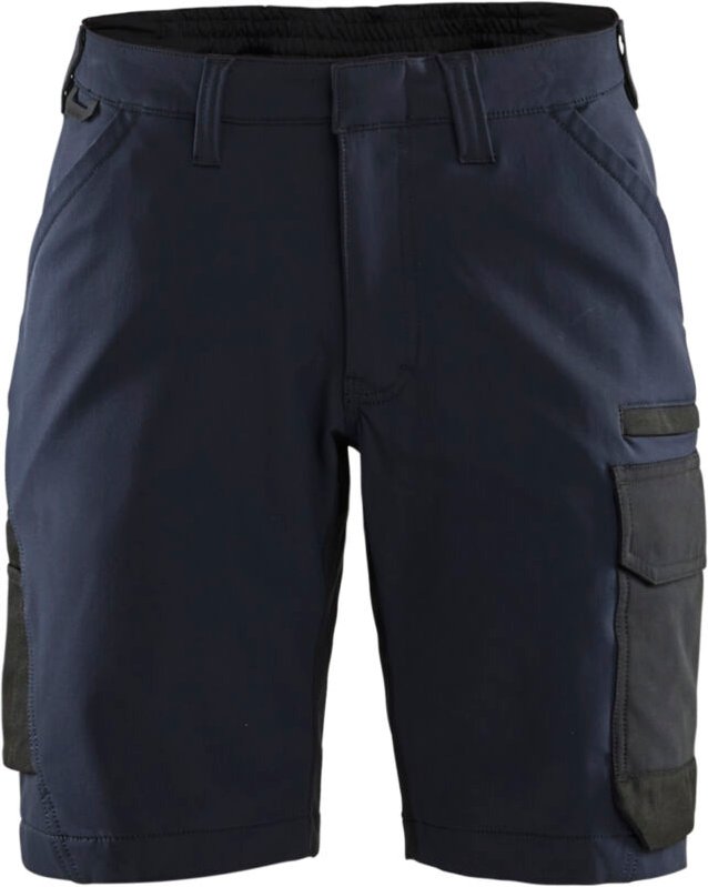 Kurze Wartungsarbeit-Stretch-Overall für Damen 4D 7123 - Dunkelblau/Schwarz M - FR(40) - SE(C38) - Standards
