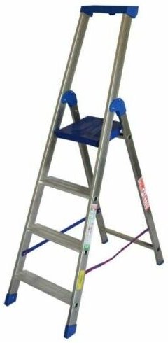 Bigmat - Professionelle Stehleiter, Climb EVO04, 4 Stufen Marchetti 20873