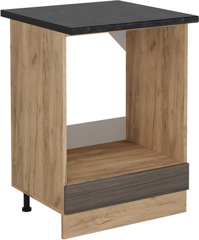 Vicco - Herdumbauschrank R-Line, Edelgrau, 60 cm , ap Anthrazit