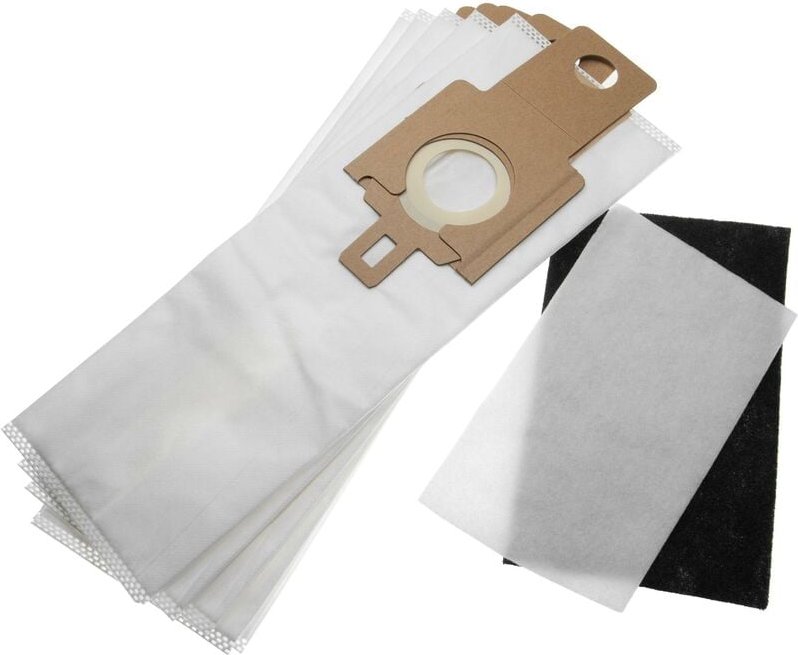 6-tlg. Filter + Beutel (Mikrovlies) Set kompatibel mit Hoover PU71 PU01011, PU71 PU10001, Pure Power Staubsauger - Vhbw