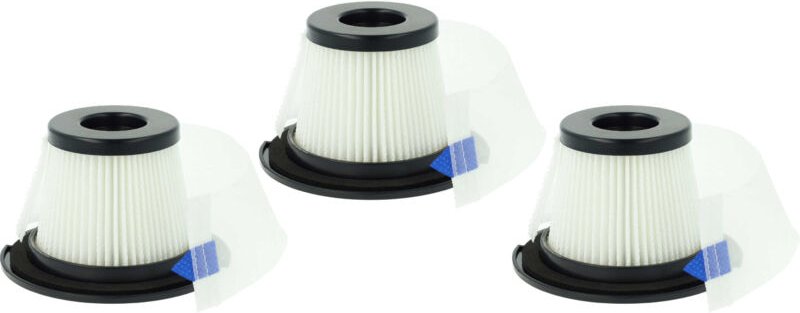 Filterset 3x Staubsaugerfilter kompatibel mit Sauber UVC-122311.3 Staubsauger - Schmutzfilter, Filtereinheit - Vhbw