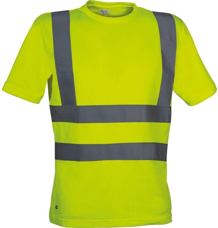 Cofra TALGM Arbeits-T-Shirt High Visibility Alert Gelb M