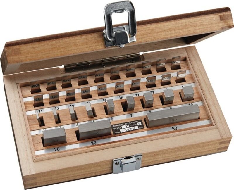 Parallelendmaßsatz Toleranzklasse 2 103 teilig Stahl