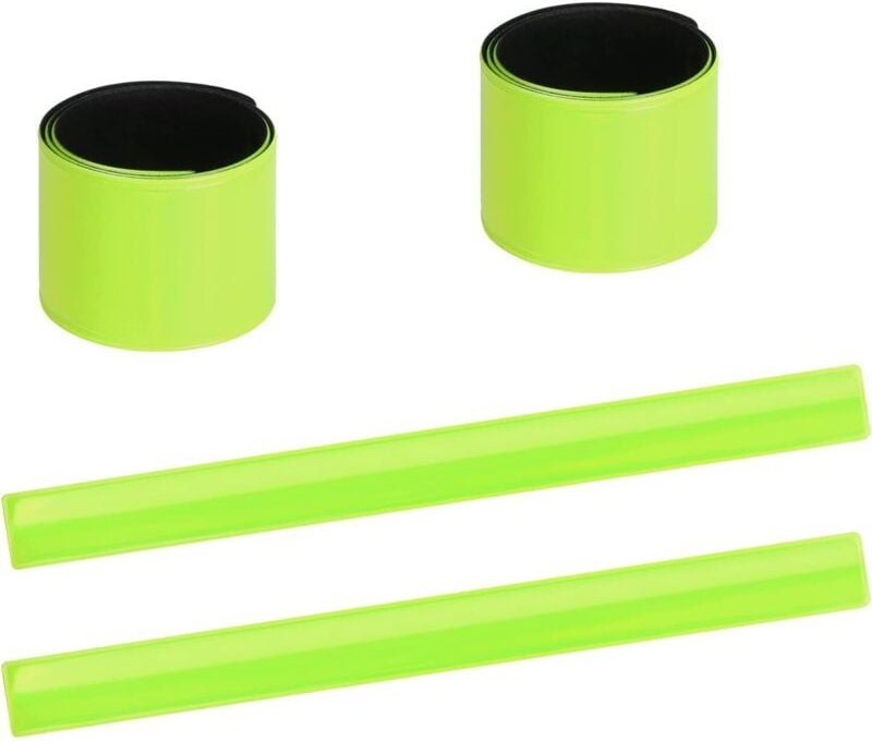 Jalleria - Reflektorarmband, Sicherheitsarmband, reflektierende Laufausrüstung, gut sichtbares reflektierendes PVC-Armba...