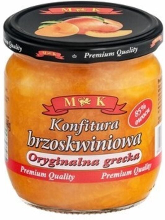 Thumbnail - MK Pfirsichmarmelade 446 g – Geschmack von Griechenland im Glas