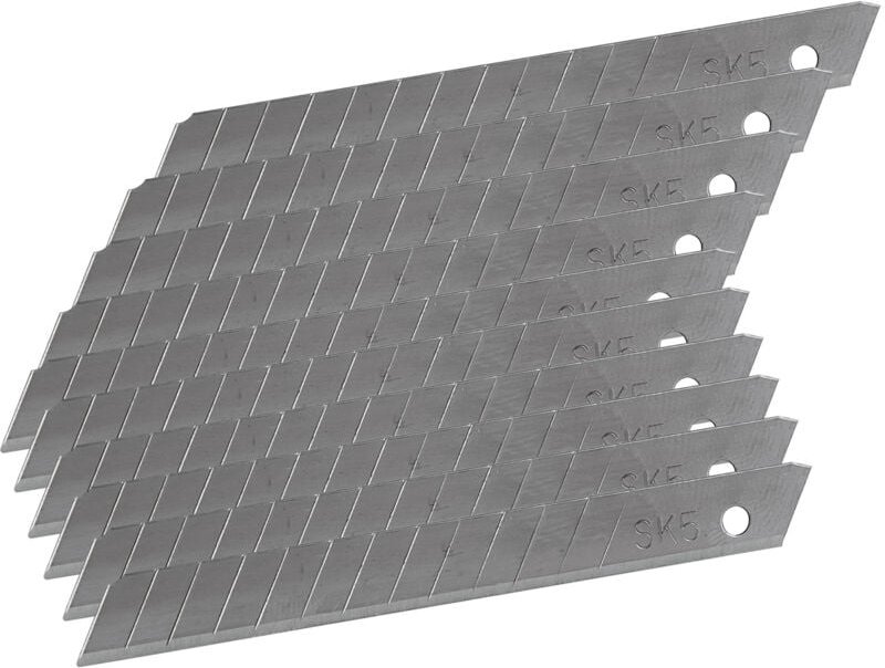 Cuttermesser Abbrechklingen Teppichmesser Ersatz Klingen 9 mm SK5 10Stück - Kestek