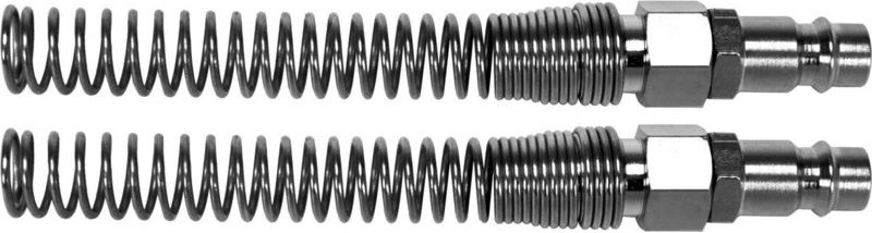 Schnellkupplung m mit feder für schlauch 6X10mm 2 stück / YT-24103 / Yato