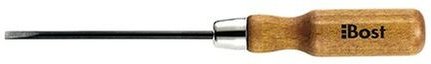 Bost - Schraubendreher Holzgriff Mechaniker - Flache Klinge - 5,5 x 100 mm - 606100