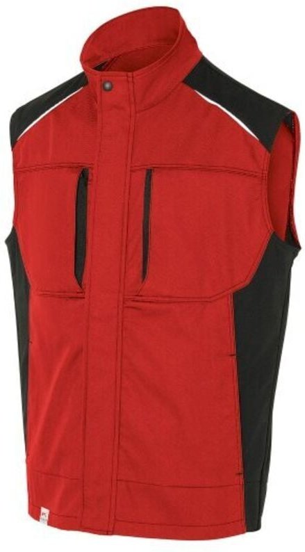 Kübler Weste activiq 7250 mittelrot/schwarz Gr. m