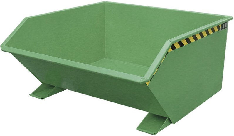 Bauer Kippbehälter GU 750, lackiert, Resedagrün