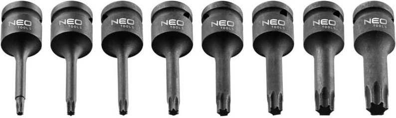 8-tlg Schlagschrauber set CrMo, Sechsrund