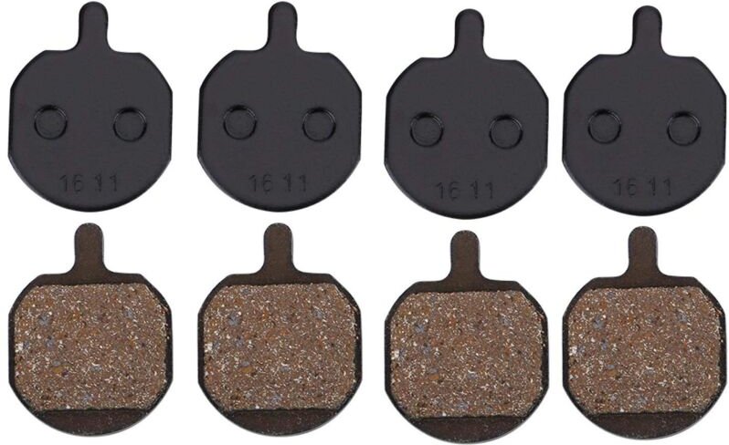 Ej.life - 4 Paar metallische Fahrradscheibenbremsbeläge, zuverlässige Ersatzharzbeläge für Scheibenbremsen für Hayes-Soh...