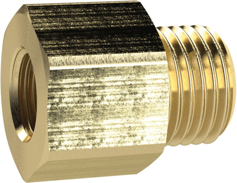 Thumbnail - Reduziernippel lang, g 1/2 a., g 1/2 i., sw 24, Messing - Riegler