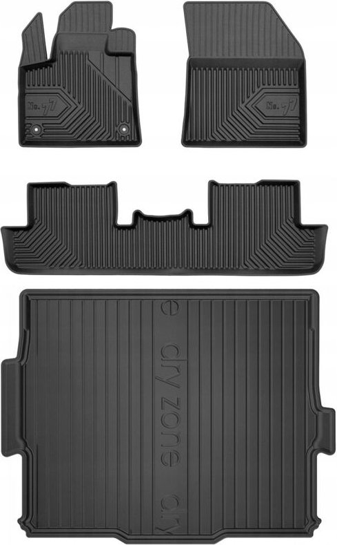 SET 77 Fußmatten und Fußmatten Peugeot 3008 2 ab 2016- g