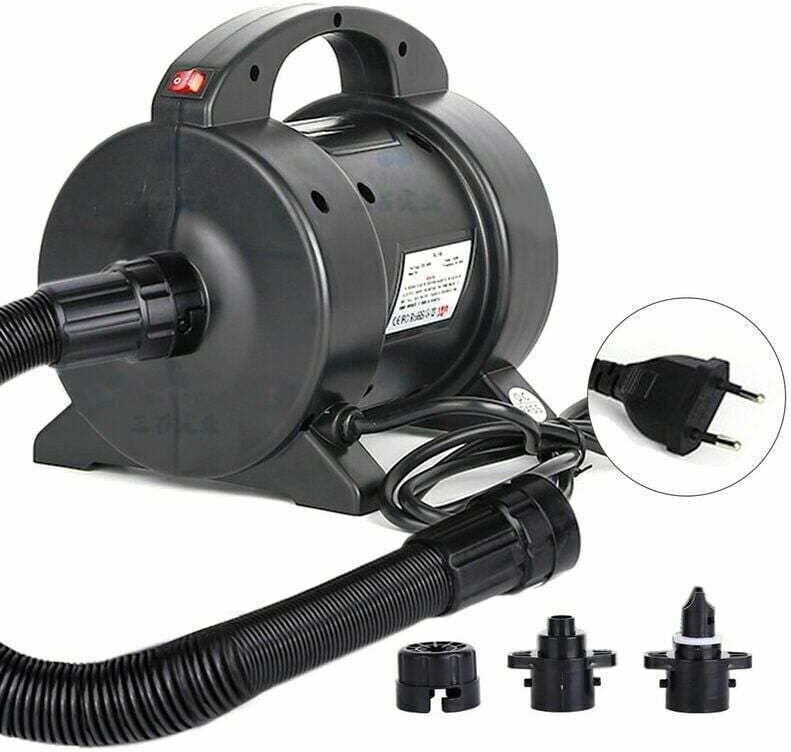 Thumbnail - XVX - Tragbare elektrische Luftmatratzenpumpe, 1600 w – schnelle Aufblaspumpe mit 2 Düsen für Luftbett, aufblasbare Matr...
