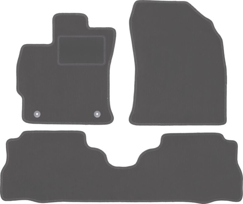 Graphit-Fußmatten für: Toyota Prius III Plus Fließheck (2011-2015)