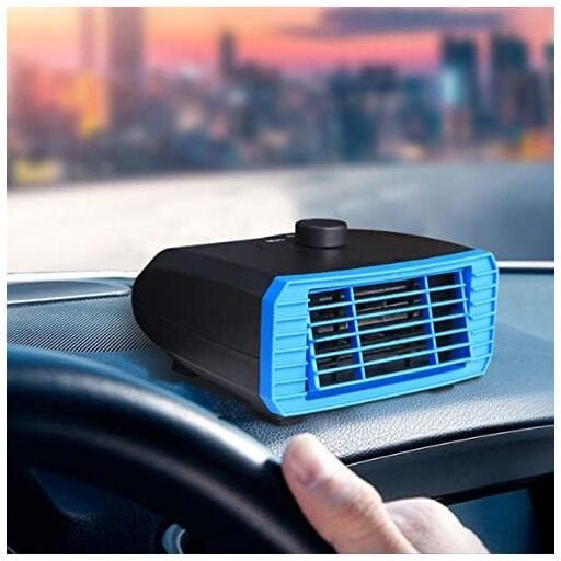 Aiperq - 120 w tragbarer Auto-Heizungs-Defroster, 12 v Auto-Heizungs-Kühlventilator, Fenster-Defroster, blau