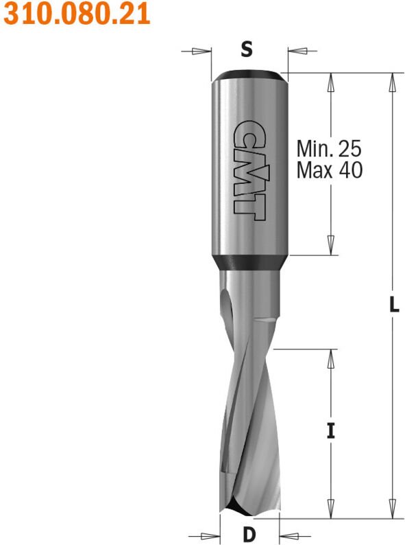 Thumbnail - 310.064.21 XTREME HWM F/BLINDBOHRPUNKT S=10x27 D=6.35x22x57.5 DX