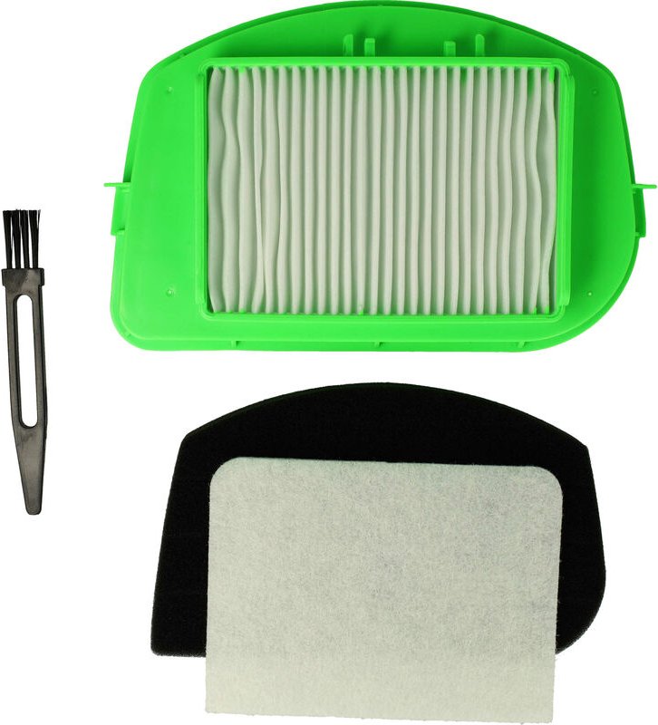 4-tlg. Filter + Pinsel Set kompatibel mit Rowenta RO2544WA, RO2561WA, RO2543WA/4Q0, RO2544, RO254401/4Q0, RO2544WA/4Q0, ...