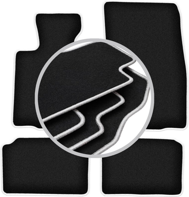 CARLUX-SILVER Autofußmatten für: Mini Countryman R60 Fließheck (2010-2017)