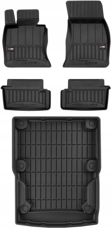 3D SET Fußmatten und Kofferraummatte BMW 4 F33 Carbrio 2013-2020