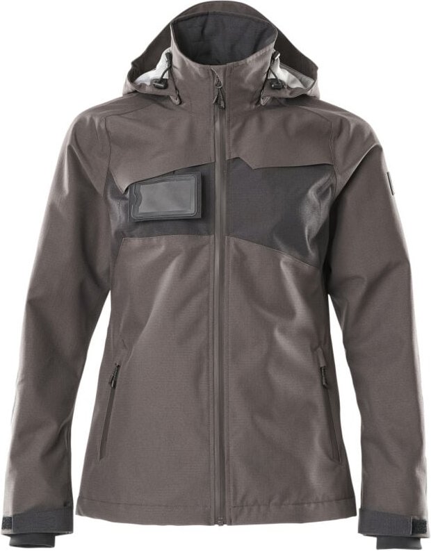 Hard Shell Jacke accelerate atmungsaktiv, wind- und wasserdicht Damen 18311 Gr. m dunkelanthrazit/schwarz - Mascot