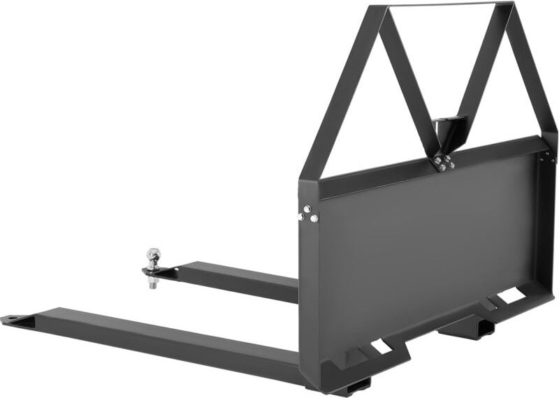 Mophorn Schnellbefestigung, 1160x145x822 mm Palettengabeln mit Rahmen, 1179 kg Tragfähigkeit, Anhängerkupplungskugel 47,...