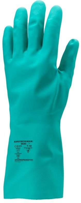 Set aus 10 Paar Nitrilhandschuhen 5500 grün PREM'S - Stärke 0 - 38 mm Größe 8