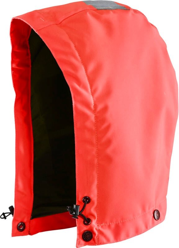 Hochsichtbare Kapuze Neonrot S