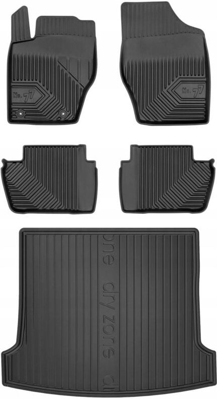 SET 77 Fußmatten und Fußmatten Peugeot 307 Kombi SW 2001-2008