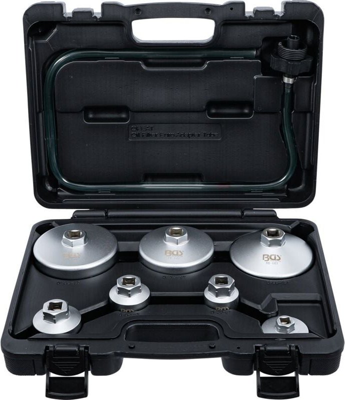 Bgs Technic - lfilterschlüssel-Satz mit Ölfilter-Ablassschlauch für vag, bmw, Citroën, Peugeot, Ford, Mercedes-Benz, Ope...
