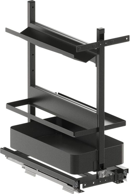 Vs sub Larder Clean Bake Unterschrank - Schrankorganizer Set kb 300mm, Stahl pulverbeschichtet lava