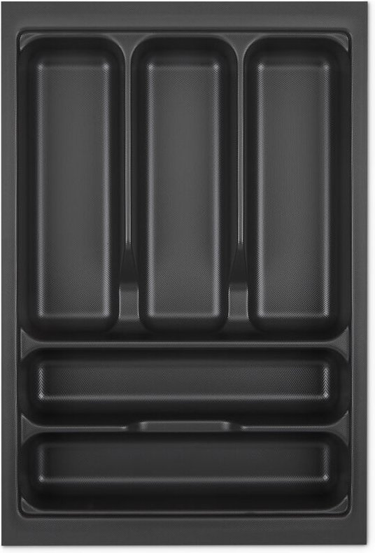 Thumbnail - So-tech - orga-box viii Besteckeinsatz Besteckkasten 311 x 480 mm Lavagrau mit Perlstruktur für 40er Schränke in Häcker ...