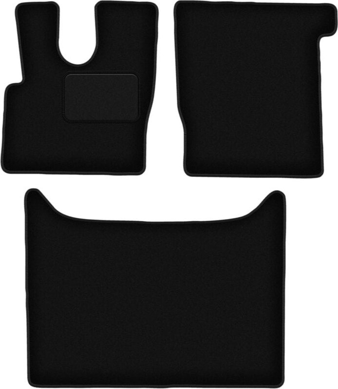 Schwarze Veloursmatten für: Daf XF 106 Automatic (2017)