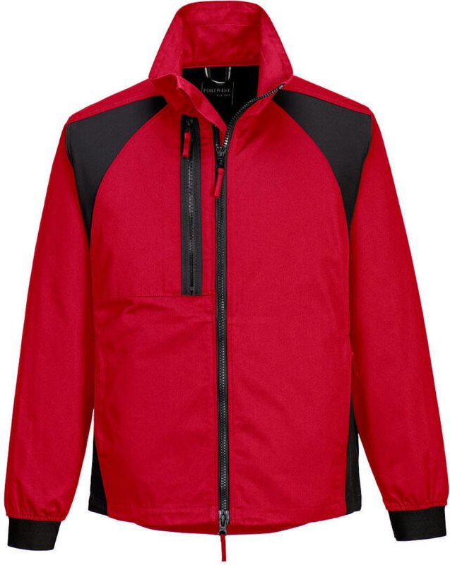 Arbeitsjacke WX2 Stretch Dunkelrot 3XL