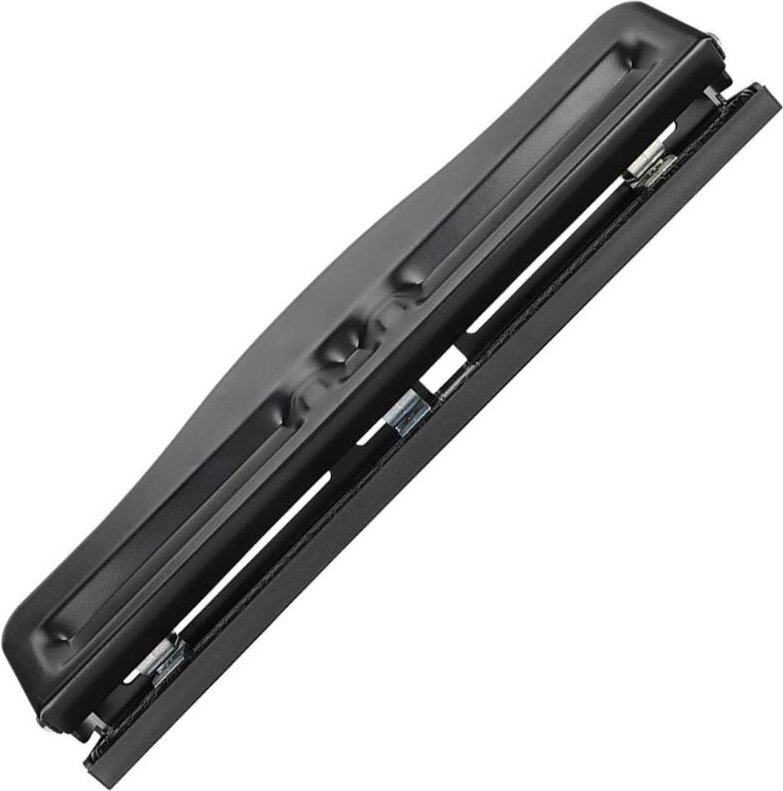 Csparkv - Verstellbarer Locher, 3-Loch-Papierlocher, Metalllocher, Bindestanzer, manueller Locher, Desktop-Locher für Ho...