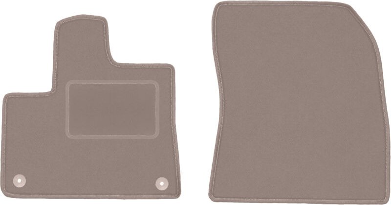 Beige Vordermatten für: Citroen Rifter Kombivan (2018-)