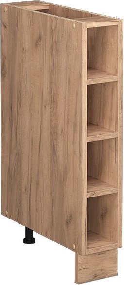 Küchenregal Fame-Line, Goldkraft Eiche, 15 cm ohne Arbeitsplatte Vicco