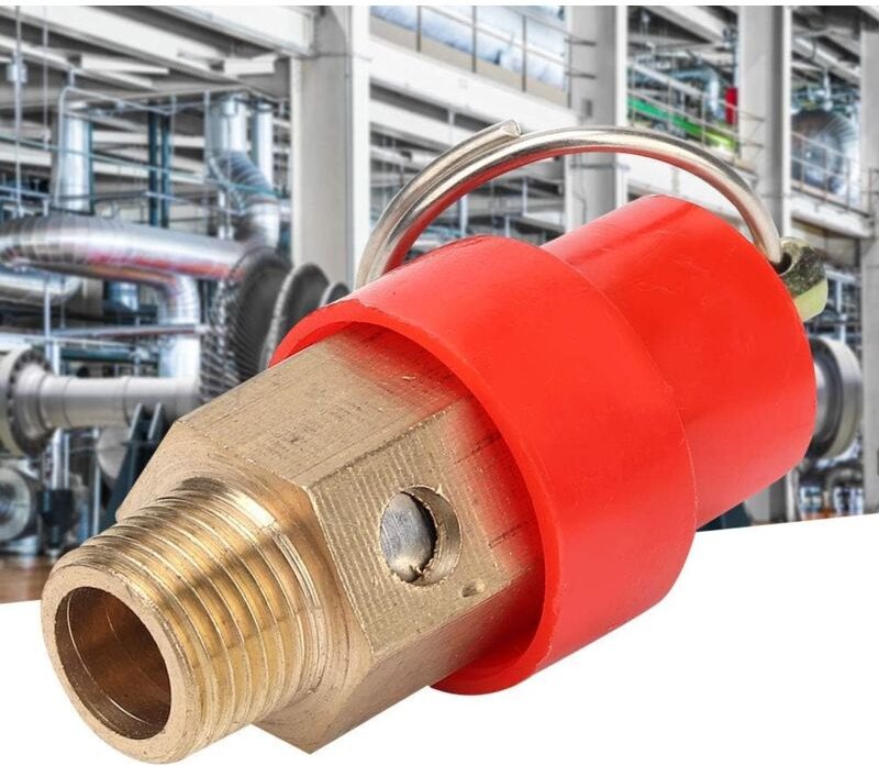 Thumbnail - 3 Stück Überdruckventil Messing Luftkompressor Sicherheitsdruckregler Druckminderventil (G1/8'')