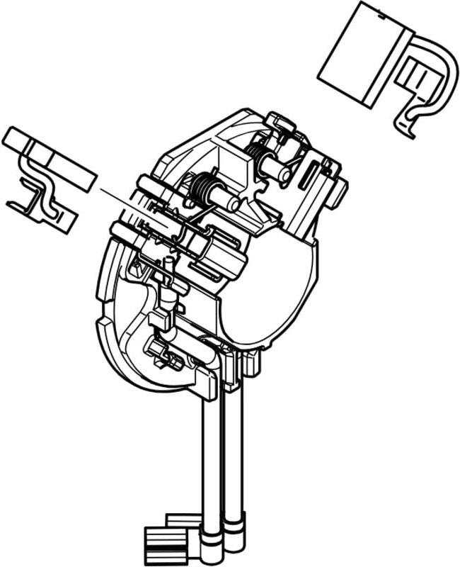 Makita 632F21-6 Schleif Kohlen Halter mit Kohlen Ddf Dhp 482
