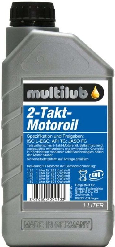 Motoröl 2-Takt 1L Motoröl - Multilub